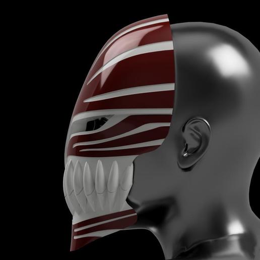 Download STL file Ichigo Hollow / Visored mask • Object to 3D print ・ Cults